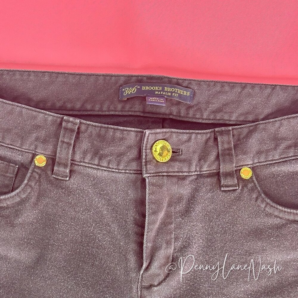 Brooks Brothers Natalie Fit  Straight Jeans Black - Picture 5 of 11